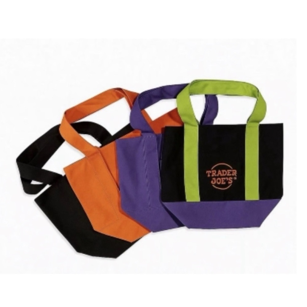 Trader Joe NWT Fall Halloween Limited Edition Mini Tote Bags